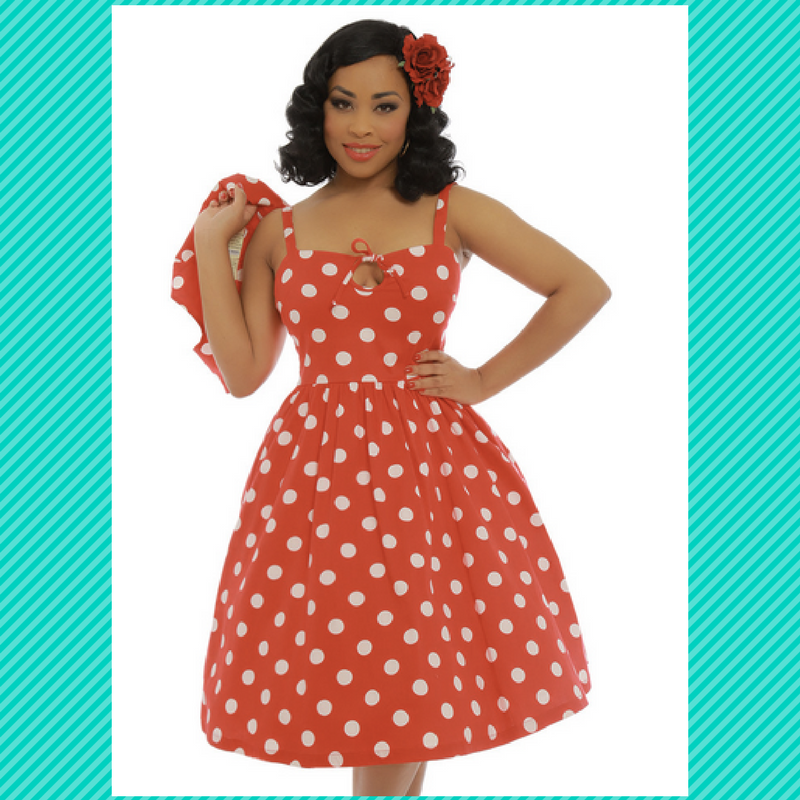 Lindy Bop Libby Red Polka Dot Swing Dress and Bolero Set Skarlett s Chic Boutique